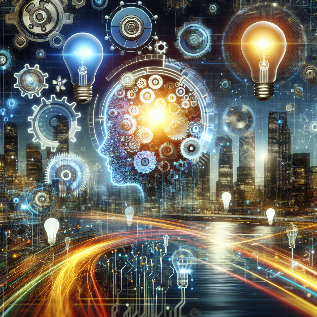 AIチャットの未来を示す抽象的なイラスト