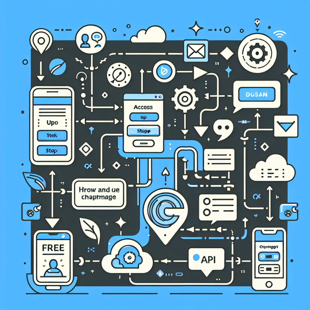 ChatGPT日本語無料プランの利用方法を示すフローチャート