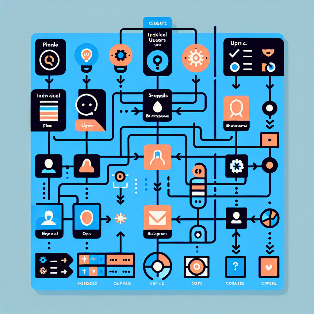 ChatGPTプラン選びのためのフローチャート