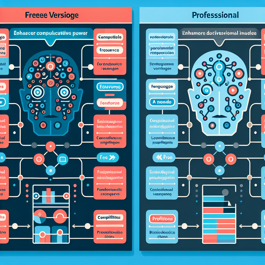 ChatGPTの無料版とPro版の進化を示すインフォグラフィック