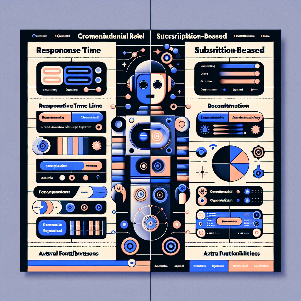 ChatGPTの無料版と有料版の違いを示すインフォグラフィック